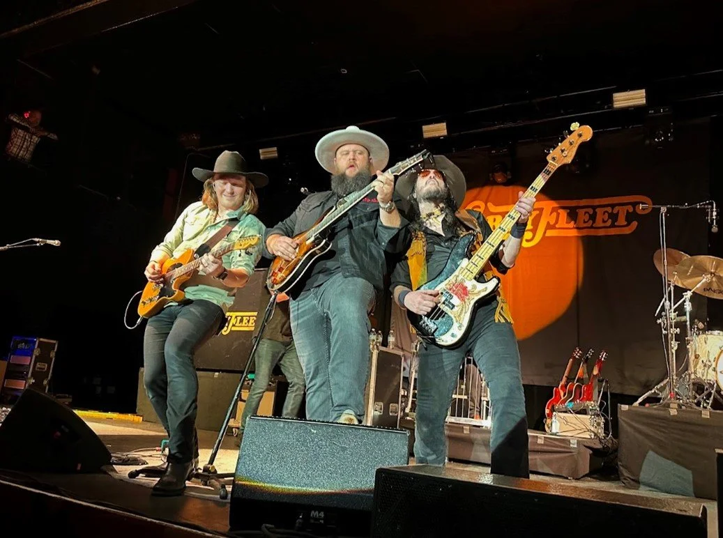 Larry Fleet performing live on stage